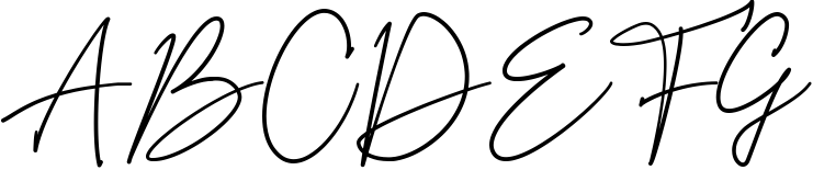 Stylish Signature Font - Southern Lourent Sample