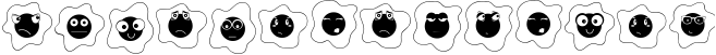 Egg Emoticon Dingbats 1