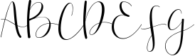 Effort Calligraphy Font Sample