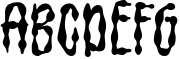 Spooky Fingers - A Scary Display Font Sample