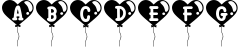 Happy Birthday Font Sample