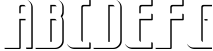Eight Cylinder Layered Font 3 Sample