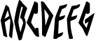 Hammurabi Modern Display Font Sample