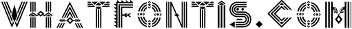 Tribal Aleut OTF color font.