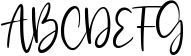 Daily Moon Modern Handwritten Font Sample