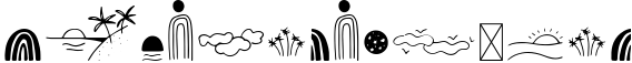 Palm Island - Handwritten Font with Extras 1