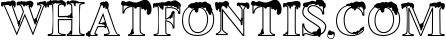 Christmas snowy display font