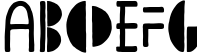 Totally Tubular Font 1 Sample