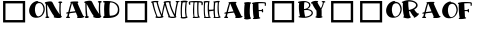 Big Sweetie - heart-filled font 1
