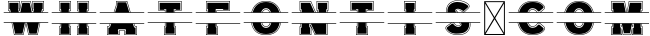 College Sport Split Monogram Font