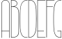 Lightbon Modern Font 1 Sample