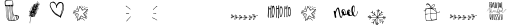 Christmas Symbols Font