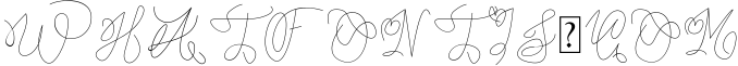Thin Monogram Font