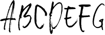 Penrhyme Calligraphy Font 1 Sample