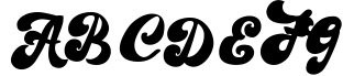 The Retropus Font 1 Sample