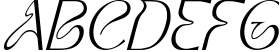 Soothing - Unique Ligature Font 1 Sample