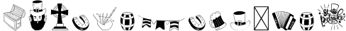 St. Patrick Doodles - Dingbats Font