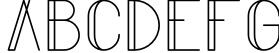 Komorebi Display Font Sample