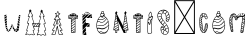 Sleigh Bells - A Christmas Font