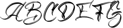 Biograph - Brush Font Sample
