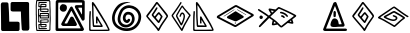 Rabsy African pattern font