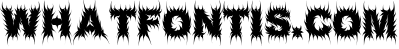 NIGHTCROW - Deathmetal Font