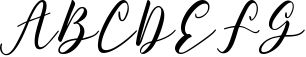 Emelyne Script Sample