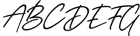 Supreme Script Font 1 Sample