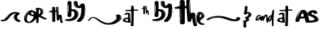 Chery Rush a fun display font