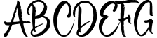 Chastery a Casual Brush Script Font Sample