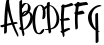 Selfish Font 1 Sample