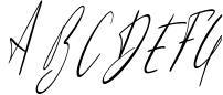 Sunlight - Signature typeface 1 Sample