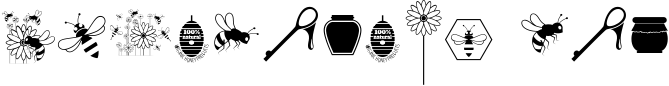 My bee honey - HANDDRAWN FONT