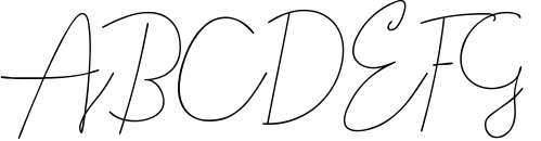 Elabama - Signature Font Sample