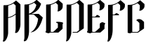 Excellent Display Font 1 Sample