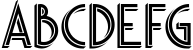 Skywalker - ArtDeco Typeface 8 Sample