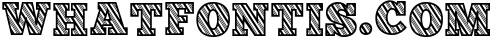 Christmas font - a Candy Cane font with candycane letters