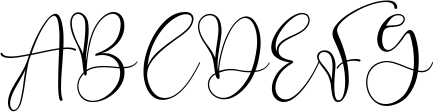 Aliquest Script Font Sample
