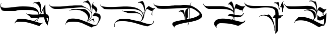 Blackside-Blackletter Font Sample