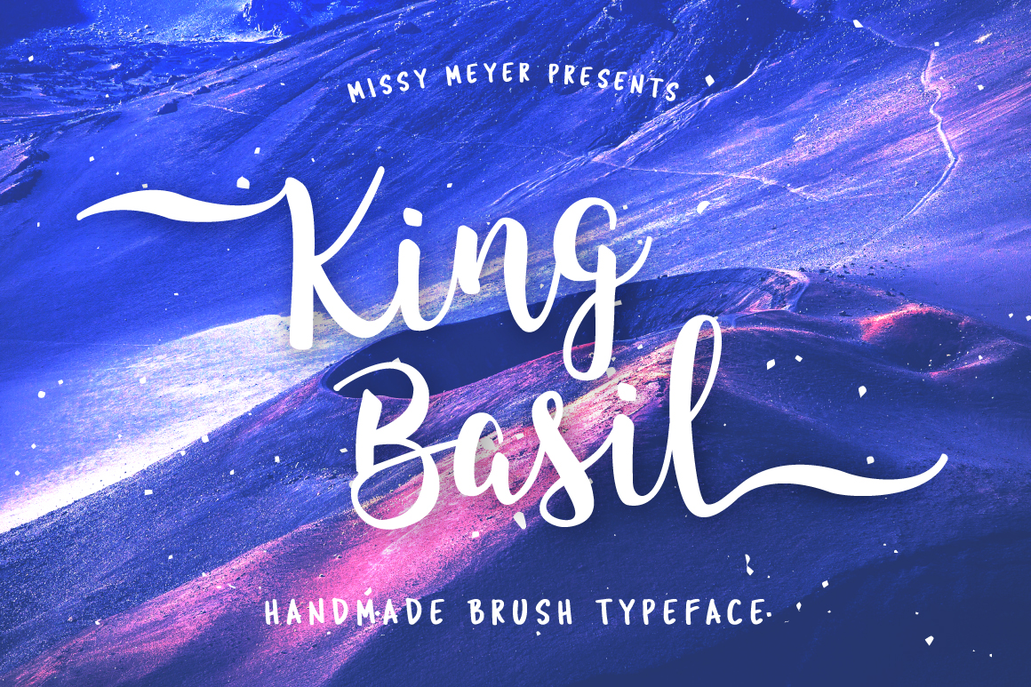 Free King Basil Script Fonts