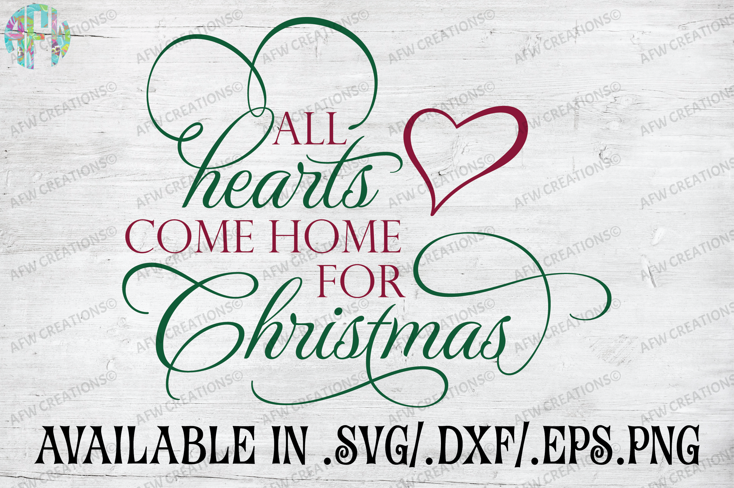 Download All Hearts Come Home for Christmas - SV | Design Bundles