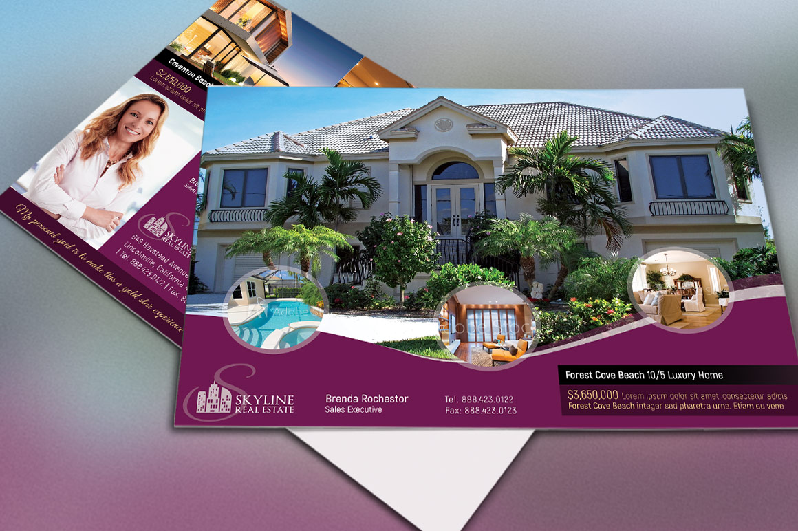 Real Estate EDDM Postcard Template by G Design Bundles