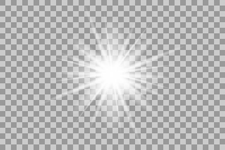 Vector white light effects. Flash. by E | Design Bundles