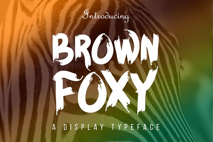 Free Brown Foxy Typeface Script Fonts