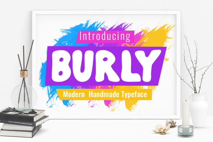 Free Burly Typeface Script Fonts